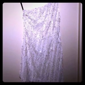 Embellished white dress